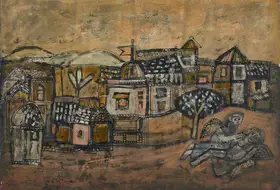 Narayan, Badri (Artist). Untitled, n.d. | Painting