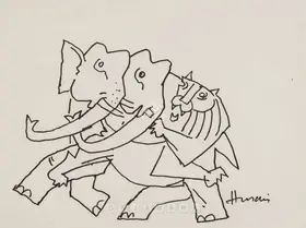 Husain, M.F. (Artist). Untitled, n.d. | Drawing