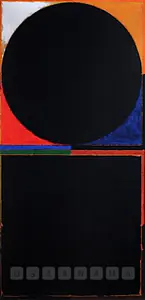 Raza, S.H. (Artist). Untitled, 1986 | Painting