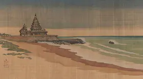 Dugar, Indra (Artist). Shore Temple, 1967 | Painting