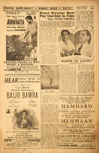 Dance Director Must Play Vital Role in Films. In <i>Blitz - Asia's Foremost News Magazine.</i> p. 20. Bombay: R.K. Karanjia, 18 October 1952 | Film Review | CinemaEducation | 00144194
