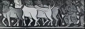 Roy, Jamini (Artist). Krishna the Cowherd, n.d. | Painting