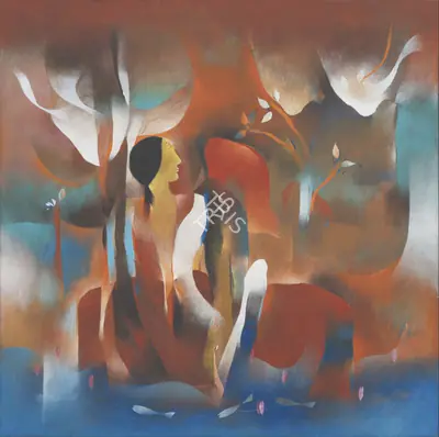 Choudhary, Bhawana (Artist). Untitled, n.d. | Painting