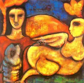 Dhumal, Rini (Artist). Untitled, n.d. | Painting
