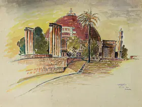 Hebbar, K.K. (Artist). Sanchi, 1968 | Painting