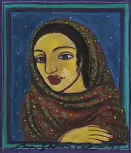 Pal, Gogi Saroj (Artist). Phulkari I, 1995 | Painting