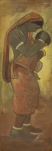 Roy, Jamini (Artist). Untitled (Mother and Child), n.d. | Painting