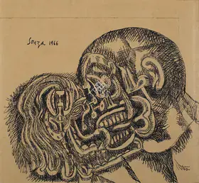 Souza, F.N. (Artist). Untitled, 1966 | Drawing