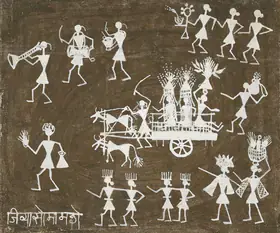 Mashe, Jivya Soma (Artist). Untitled, n.d. | Painting