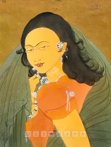Chughtai, M.A.R. (Artist). Untitled, n.d. | Painting