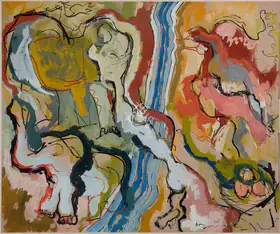 Munuswamy, L. (Artist). Untitled (Abstract), 1961 | Painting