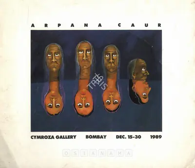 Caur, Arpana (Artist). Arpana Caur, 1989 | Solo Exhibition Invitation | 00858958