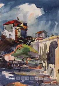 Raza, S.H. (Artist). Untitled, n.d. | Painting