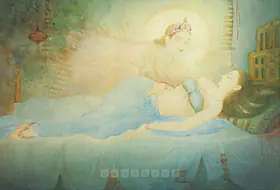 Dabholkar, R.P. (Artist). Radha's Dream, n.d. | Painting