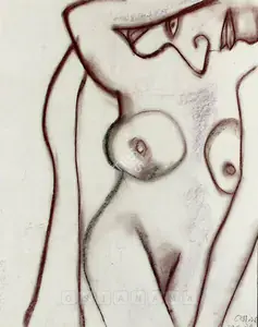 Chowdhury, Jogen (Artist). Untitled, 1995 | Drawing