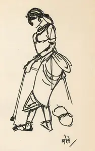 Bendre, N.S. (Artist). Untitled, 1955 | Drawing