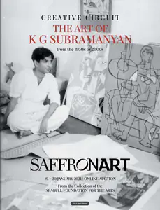 Saffronart Auction House Creative Circuit - The Art of K G Subramanyan 20 January 2021 Online Auction Catalogue Econo...