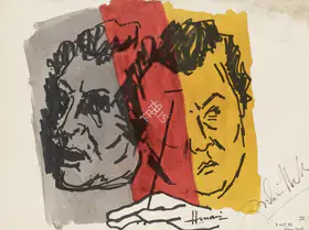 Husain, M.F. (Artist). Untitled, 1986 | Painting
