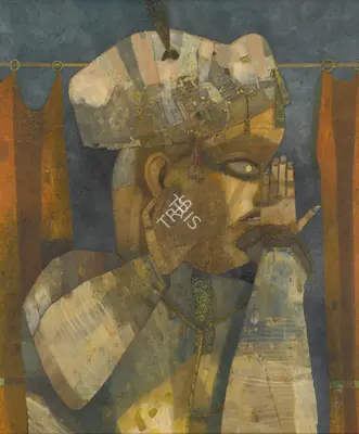 Pyne, Ganesh (Artist). Untitled, 1981 | Painting