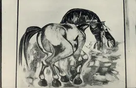 Vithal, B. (Artist). Horses, 1976 | Painting