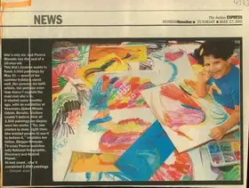 Joshi, Deepak (Reporter). She is only Six, 27 May 2003 | Newspaper Clipping | 00854985