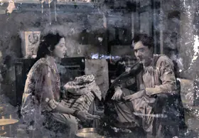 Kunkalekar, Vaikunth (Cinematographer), Garm Coat, 1955 | Photographic Still