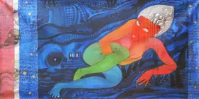 Xavier, Babu (Artist). Poster Girl, 2005 | Painting