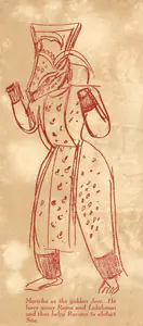 Chavda, Shiavax (Artist). Maricha as the Golden Dear, n.d. | Drawing