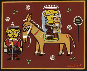 Roy, Jamini (Artist). Untitled, n.d. | Painting