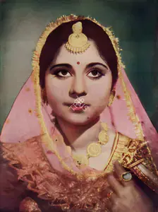 Unknown (Artist), Kamla Chatterjee | Oleograph, April 1944