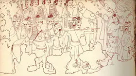 Unknown (Artist). Syama Jataka, Late 2nd Century B.C. | Sketch