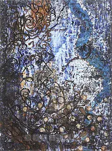 Chakravarty, Jayashree (Artist). Hampi Kamlapur, 2001 | Painting