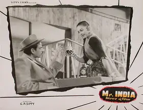 Layton, Roque M. (Cinematographer), Mr India, 1961 | Lobby Card