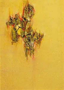Qadri, Sohan (Artist). Untitled (Orange Murmur), 1968 | Painting