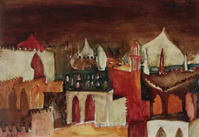 Menon, Anjolie Ela (Artist). Lucknow, 1965 | Painting