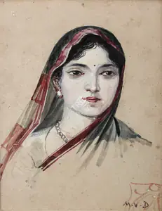 Dhurandhar, M.V. (Artist). Untitled, n.d. | Painting