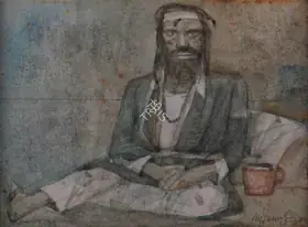 Pyne, Ganesh (Artist). Untitled, 1993 | Painting