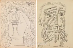 Souza, F.N. (Artist). Untitled, 1957 | Drawing
