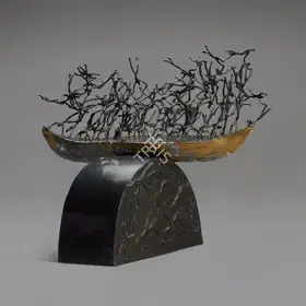 Radhakrishnan, K.S. (Artist). Boat on the Wave, 2013 | Sculpture