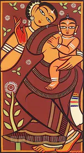 Roy, Jamini (Artist). Mother And Child, n.d. | Painting