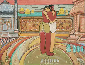 Tagore, Rathindranath (Artist). Untitled, 1930s | Painting