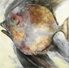 Shuvaprassana (Artist). Fish, n.d. | Painting