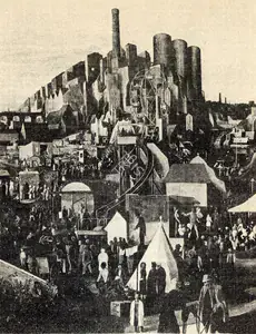Weiss, Peter (Artist). Johrmarkt, 1940 | Painting