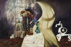 Kaleka, Ranbir (Artist). The Simulator, circa 1972 | Painting