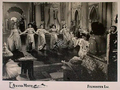 Dronacharya (Cinematographer), Anand Math, 1952 | Lobby Card