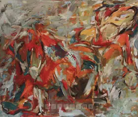 Khanna, Krishen (Artist). Reclining Woman, 1967 | Painting