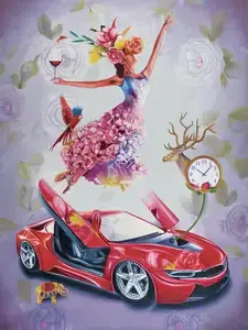 Kashi, Suraj Kumar (Artist). No Wheel for Jump, n.d. | Painting