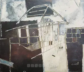Haloi, Ganesh (Artist). The Hut, c.1987 | Painting