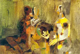 Husain, M.F. (Artist). Untitled, 1962 | Painting