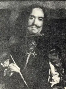 Velazquez, Diego (Artist). Self-portrait from Las Meninas, 1980s | Painting